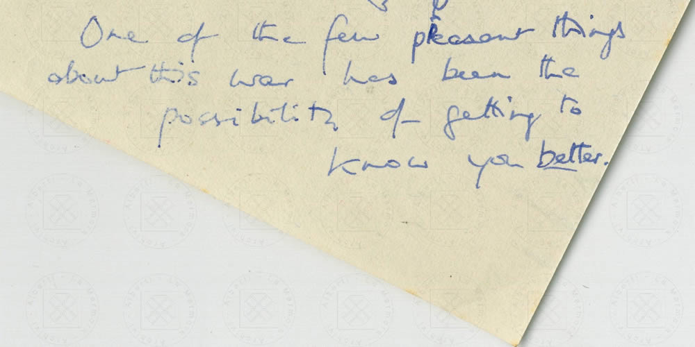 Lettera di Elizabeth Wiskemann ad Alberti, Berna 27 aprile 1945